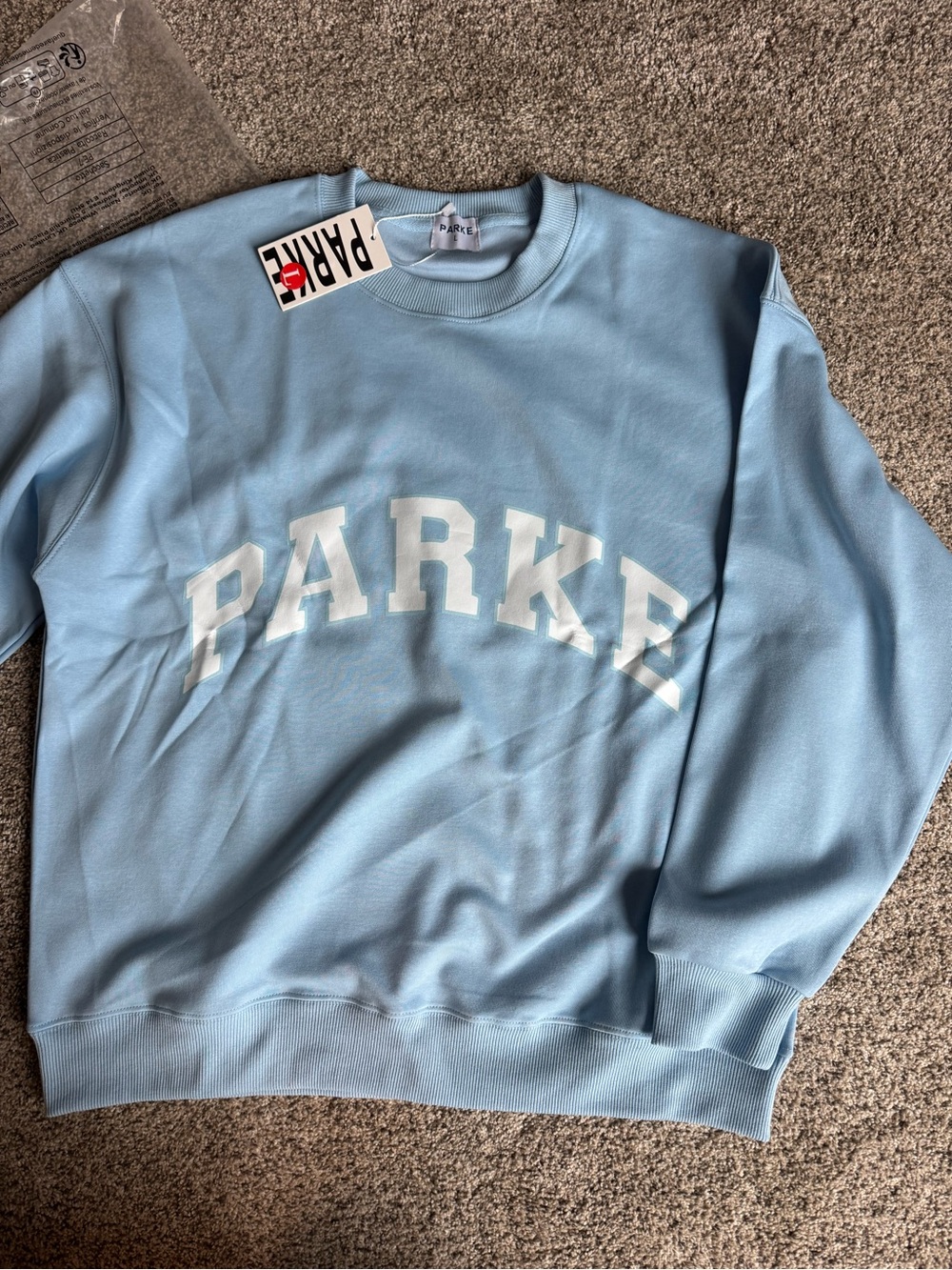 Light Blue Crewneck Sweatshirt